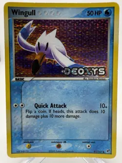 Wingull 81/107 Reverse Holo Stamped EX Deoxys Pokemon Card HP - Image 1