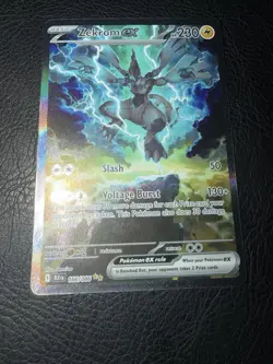 Pokemon Zekrom EX Sir Black Bolt 166/086 English Edition, Well Centered - Image 2