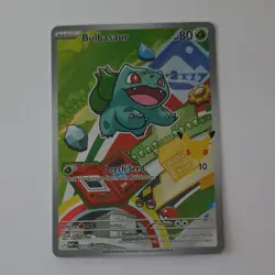 Pokemon TCG Bulbasaur MEP 037 Holo Stamped Basic Card Leech Seed 2026 - Image 2