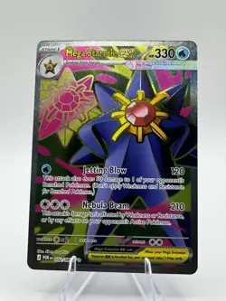 Pokemon Mega Starmie EX Full Art Holo 102/108 2016 Ultra Rare Water 330 HP - Image 1