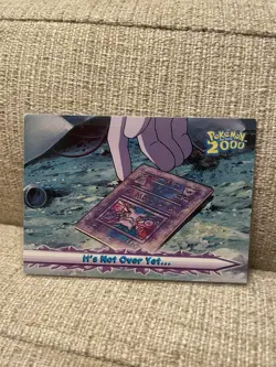 Pokemon The Movie 2000 Topps TCG It's Not Over Yet #70 Non-Holo Mew - Image 1