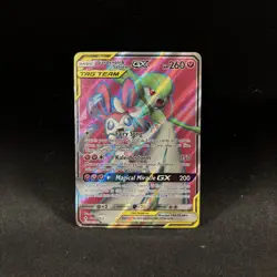 Pokemon TCG Gardevoir & Sylveon GX Full Art Holo Card 204/214 Unbroken Bonds LP - Image 1