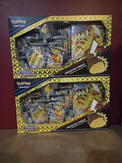 (Lot Of 2) Pokemon Pikachu Vmax Premium Collection Box Crown Zenith - Image 1