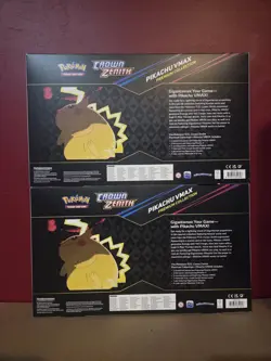 (Lot Of 2) Pokemon Pikachu Vmax Premium Collection Box Crown Zenith - Image 3