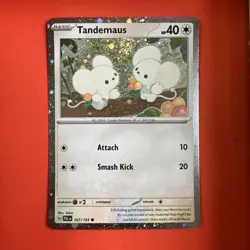 Tandemaus 167/193 SWIRL COSMOS HOLO Paldea Evolved Pokemon English Foil TCG - Image 1