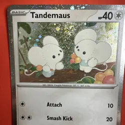 Tandemaus 167/193 SWIRL COSMOS HOLO Paldea Evolved Pokemon English Foil TCG - Image 2