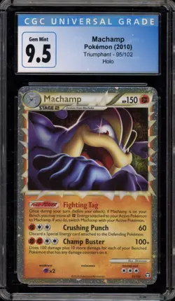 Pokemon Machamp Prime Triumphant Holo Ultra Rare #95 CGC 9.5 - Image 1