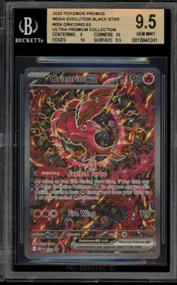 Pokemon Oricorio ex Mega Charizard X ex Ultra-Premium Coll. Promo #024 BGS 9.5 - Image 1