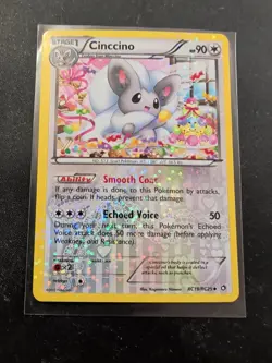 POKEMON TCG CINCCINO R19/RC25 LEGENDARY TREASURES RADIANT COLLECTION!! - Image 1
