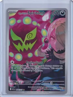 Pokemon Cynthia's Spiritomb 244/217 Me Ascended Heroes Holo Illustration Rare NM - Image 1