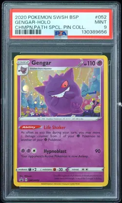 2020 Gengar #052 Champoin Path PSA 9 Pokemon Card - Image 1