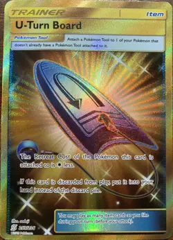 U-Turn Board 255/236 Secret Rare Unified Minds Pokemon Holo Near Mint - Image 1