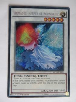 YuGiOh! Armades, Keeper of Boundaries - MP14-EN095 - Secret Rare - 1st Edition - Image 1