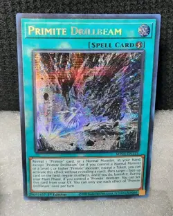 Yu-Gi-Oh! Primite Drillbeam *PRISMATIC SECRET RARE* MP25-EN115 1st Edition NM - Image 1