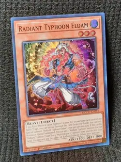 Yu-Gi-Oh! Radiant Typhoon Eldam *SUPER RARE* DOOD-EN013 1st Edition NM/M - Image 1
