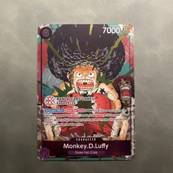 Afro Monkey.D.Luffy OP07-073 Bandai Fest 25-26 promo card - Image 1