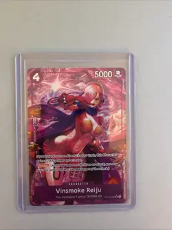 2025 One Piece VINSMOKE REIJU #OP12-063 Legacy Of The Master Alt. Art SR English - Image 1