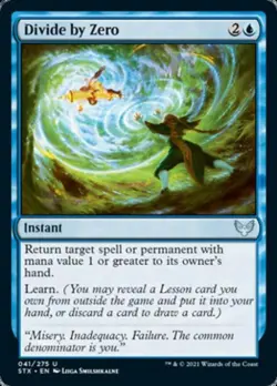Divide by Zero - Near Mint MTG Strixhaven - Image 1