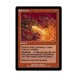 WOTC MtG Odyssey Firebolt (C) (Foil) EX - Image 1