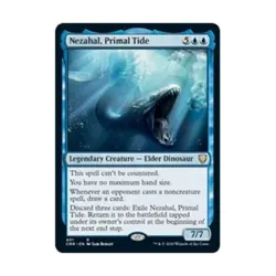 WOTC MtG Commander Legends Nezahal, Primal Tide (R) NM - Image 1