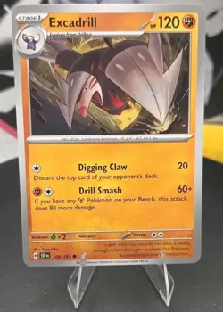 Excadrill 109/191 Sv08: Surging Sparks Regular - Pokemon - Free Shipping - NM - Image 1