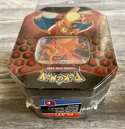 100% Authentic & Factory Sealed Hidden Fates Tin Charizard GX Pokemon Box - Image 3