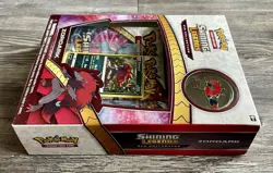 Pokemon TCG Sun & Moon Shining Legends Zoroark Pin Collection Factory Sealed Box - Image 3