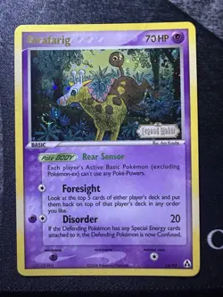 Pokemon EX Legend Maker Girafarig Reverse Holo 16/92 Stamped PSA 10 Contender - Image 1