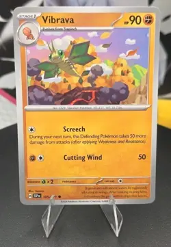 Vibrava 105/191 Sv08: Surging Sparks Regular - Free Shipping - NM - Pokemon - Image 1