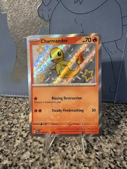 Charmander 109/091 SV: Paldean Fates Holo Shiny Rare Pokemon TCG English Basic - Image 1