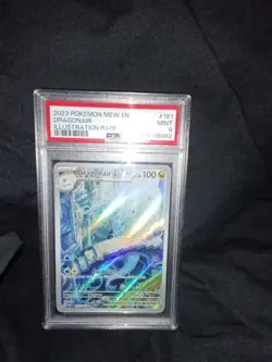 2023 POKEMON MEW EN-151 ILLUSTRATION RARE #181 DRAGONAIR PSA 9 - Image 1