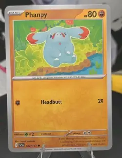 Phanpy 102/191 Sv08: Surging Sparks Regular - Pokemon - FREE SHIPPING - Pokemon - Image 1