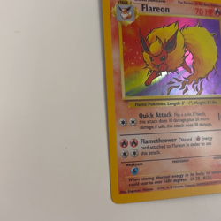 Pokemon TCG Flareon Holo Rare Card - Image 2
