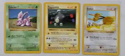 Shadowless Base Set Pokemon 10 Card Lot - Wartortle Machoke Machop Diglet + More - Image 3