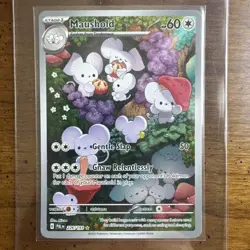 Pokemon TCG Maushold Illustration Rare Card Sv02: Paldea Evolved 226/193 English - Image 1