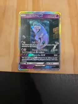 Pokemon TCG Shining Legends Mewtwo GX English Card 78/73 Secret Rare - Image 1