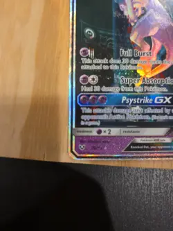 Pokemon TCG Shining Legends Mewtwo GX English Card 78/73 Secret Rare - Image 5