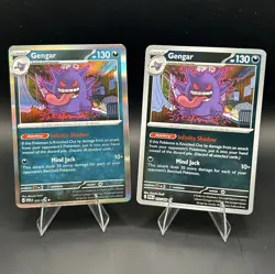 Pokemon TCG Perfect Order - Gengar 050/088 - Holo & Reverse Holo - 2 Card Lot - Image 1
