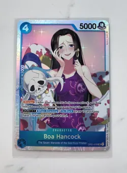 Bandai One Piece TCG Boa Hancock OP01-078 Romance Dawn Holo Super Rare Card - Image 1