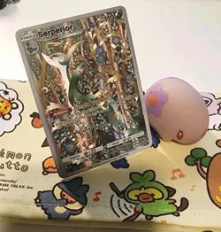 Pokemon TCG Pocket Serperior Holographic Fan Made ART CARD - Image 1