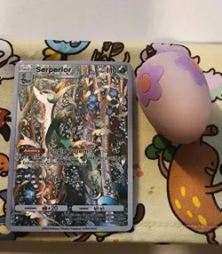 Pokemon TCG Pocket Serperior Holographic Fan Made ART CARD - Image 2