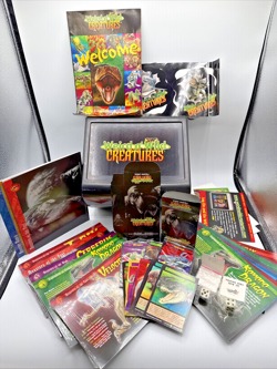 Weird N Wild Creatures Card Lot Trading And Large Cards Case A Few Still Sealed - Image 1