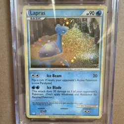 Pokemon Lapras 008/034 Trading Card Game Classic Holo CGC 9 Mint 90 HP - Image 2