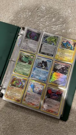 Vintage Pokemon Card Binder Collection – 250+ Cards (Holos, EX Era) - Image 1