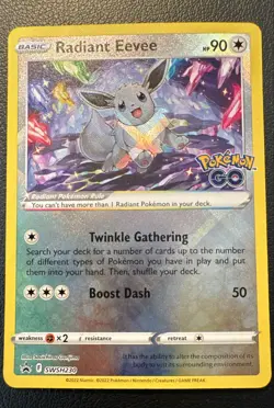 Radiant Eevee SWSH230 SWSH: Sword & Shield Promo Cards Holo - Image 1