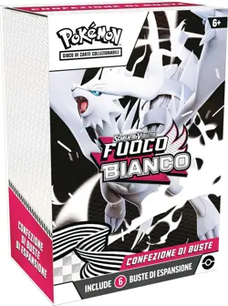 POKEMON FUOCO BIANCO CONFEZIONE 6 BUSTE - ITALIANO - - Image 1