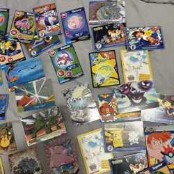 Topps Pokemon Cards Topps Trivia Old 102 Cards Holo Lot - Image 5