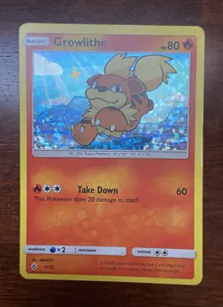 Growlithe 001/012 McDonald's Promos 2018 Holo Rare Pokemon Card - Image 1