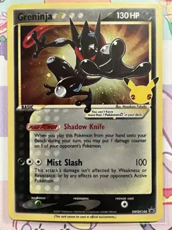 Greninja Gold Star - SWSH144 - Pokemon Sword & Shield Promo Holo Rare Card NM - Image 1