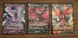POKEMON TCG Sword & Shield Legendary Birds V Card Trio Articuno, Moltres, Zapdos - Image 4